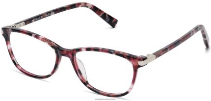 Warby Parker T4FT0T553 Brille violetter Quarzkristall mit poliertem Silber Gänseblümchen
