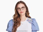 Warby Parker T4FT0T559 Brille Trüffelschildkröte mit poliertem Gold Elina – Bild 2