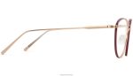 Warby Parker T4FT0T564 Brille Roségold mit Burgunderrot Elise – Bild 4