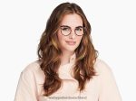 Warby Parker T4FT0T565 Brille violetter Quarzkristall mit poliertem Gold dinah – Bild 2