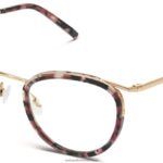 Warby Parker T4FT0T565 Brille violetter Quarzkristall mit poliertem Gold dinah