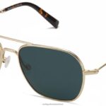 Warby Parker T4FT0T602 Brille poliertes Gold abe