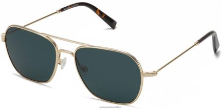 Warby Parker T4FT0T602 Brille poliertes Gold abe