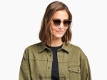 Warby Parker T4FT0T654 Brille geschichtete Marzipan-Schildkröte mit poliertem Gold angelise – Bild 2