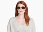 Warby Parker T4FT0T665 Brille poliertes Gold Aram – Bild 3