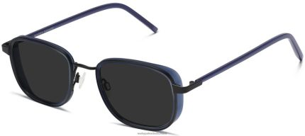 Warby Parker T4FT0T679 Brille Einlasskristall mit gebürsteter Tinte Dante