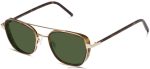 Warby Parker T4FT0T681 Brille Cognac-Schildkröte mit poliertem Gold Earle