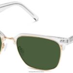 Warby Parker T4FT0T684 Brille Kristall mit poliertem Gold Baird