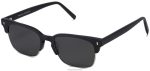 Warby Parker T4FT0T702 Brille Tiefschwarz matt mit poliertem Silber ames