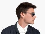 Warby Parker T4FT0T719 Brille Kristall mit elektrisch blauer Blitzlinse haskell – Bild 2