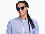 Warby Parker T4FT0T726 Brille Azurblauer Kristall mit Eichenfass Grog – Bild 2