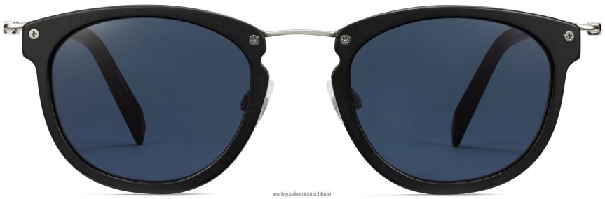 Warby Parker T4FT0T742 Brille Tiefschwarz matt mit poliertem Silber moriarty – Bild 4