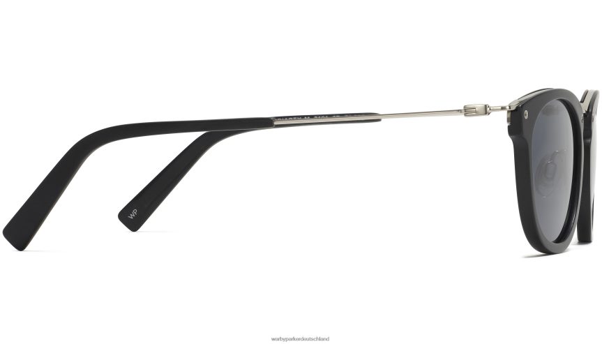Warby Parker T4FT0T742 Brille Tiefschwarz matt mit poliertem Silber moriarty – Bild 5