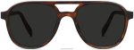 Warby Parker T4FT0T749 Brille Cognac-Schildkröte matt Feldspieler – Bild 4