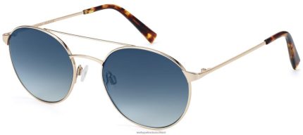 Warby Parker T4FT0T767 Brille poliertes Gold Fischer