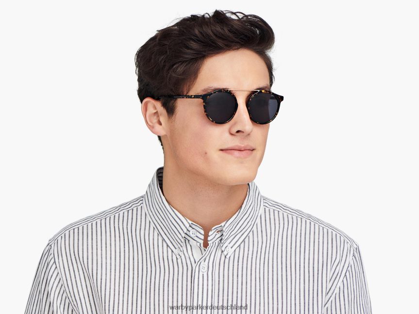 Warby Parker T4FT0T771 Brille Schildkröte aus schwarzer Eiche mit poliertem Gold Cooper – Bild 2