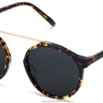 Warby Parker T4FT0T771 Brille Schildkröte aus schwarzer Eiche mit poliertem Gold Cooper