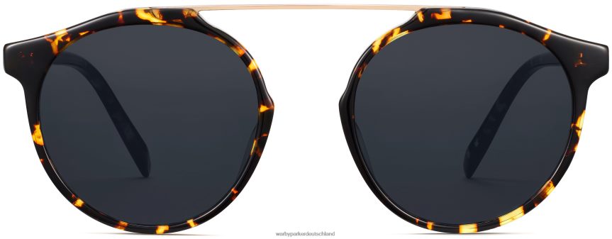 Warby Parker T4FT0T771 Brille Schildkröte aus schwarzer Eiche mit poliertem Gold Cooper – Bild 4