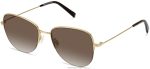 Warby Parker T4FT0T833 Brille poliertes Gold Carlotta