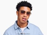 Warby Parker T4FT0T833 Brille poliertes Gold Carlotta – Bild 3