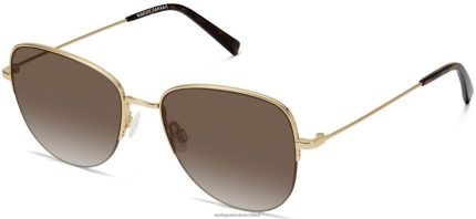 Warby Parker T4FT0T833 Brille poliertes Gold Carlotta