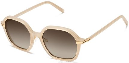 Warby Parker T4FT0T838 Brille Praline mit poliertem Gold esperanza