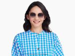 Warby Parker T4FT0T855 Brille poliertes Gold Aniyah – Bild 3