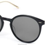Warby Parker T4FT0T857 Brille tiefschwarz mit poliertem Gold langley