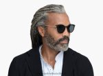 Warby Parker T4FT0T857 Brille tiefschwarz mit poliertem Gold langley – Bild 3
