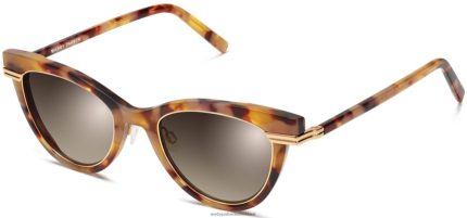 Warby Parker T4FT0T859 Brille Adobe-Schildkröte mit poliertem Gold Aurelia