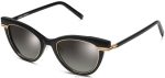 Warby Parker T4FT0T860 Brille tiefschwarz mit poliertem Gold Aurelia