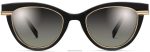 Warby Parker T4FT0T860 Brille tiefschwarz mit poliertem Gold Aurelia – Bild 4