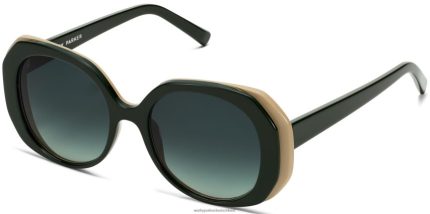 Warby Parker T4FT0T864 Brille Waldgrün mit Sand rosa