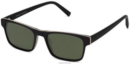 Warby Parker T4FT0T874 Brille schwarze matte Sonnenfinsternis Perkins